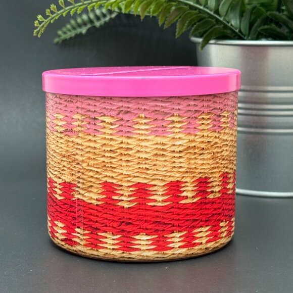 BBW Festival De Las Flores Bath & Body Works 3 Wick Candle - Picture 2 of 10